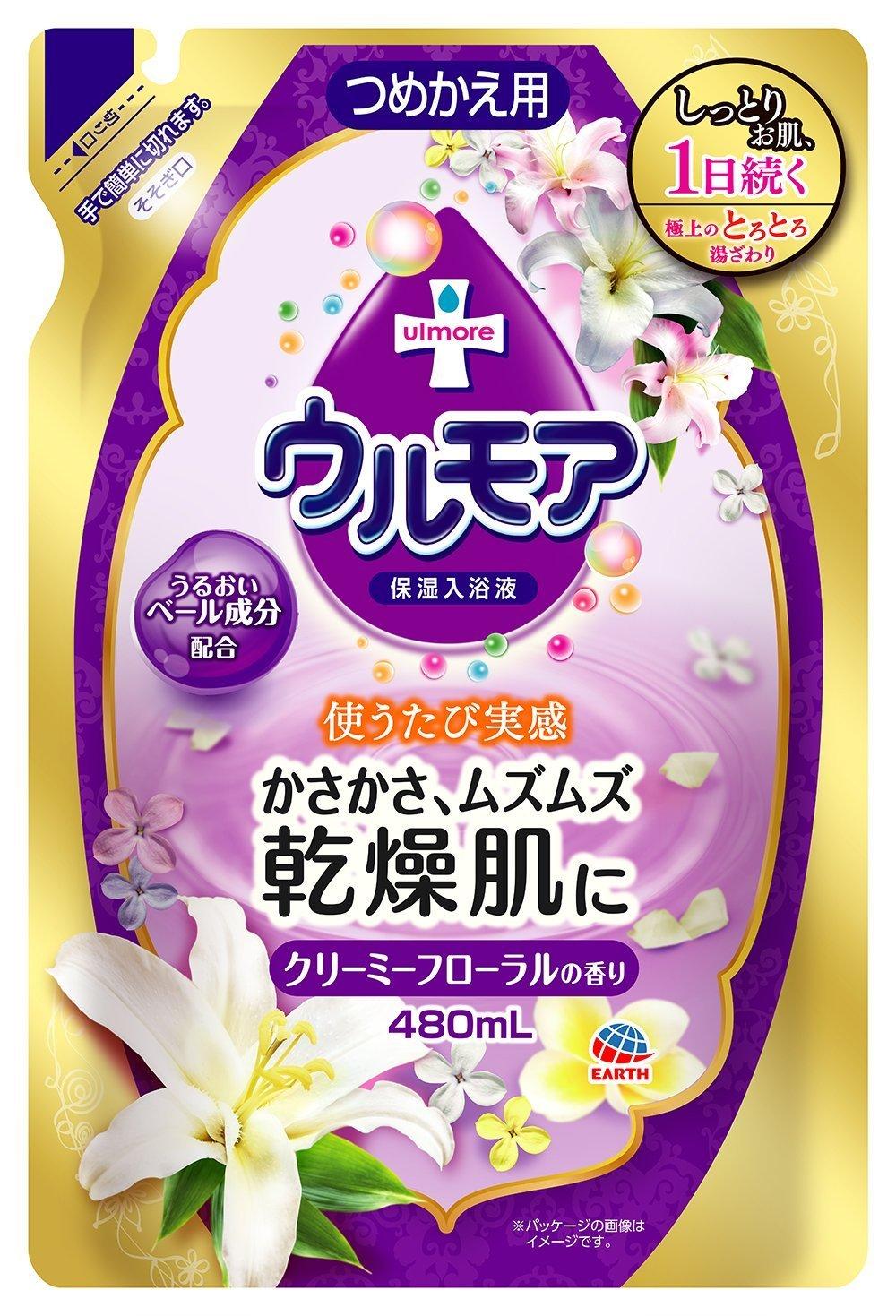 

Earth Moisturizing Bath Liquid Ulmore Creamy Floral Refill 480ml x 3 Pack [Earth Pharmaceutical]