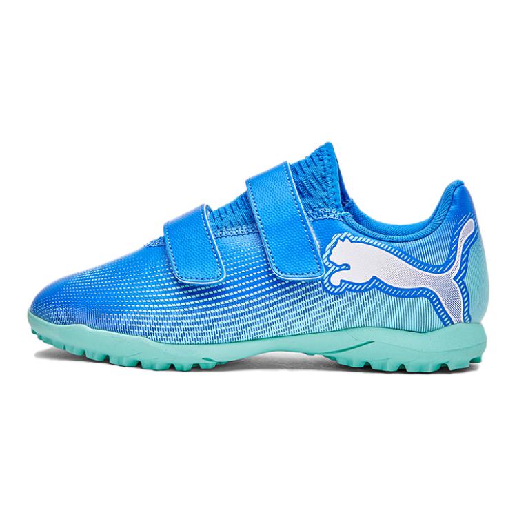Puma Future 7 Play Comfortable Lightweight Low Top Kids Soccer Shoes Kids sneaker Blue 107955-01