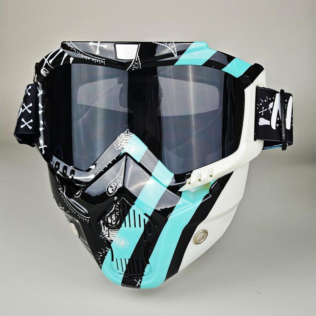 Brille Maske Radfahren Skimaske Blendschutz Anti-UV Outdoor-Brille Winddicht Multifunktion