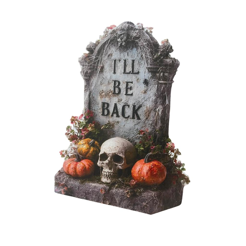Courtyard Card Placement, Halloween Venue Layout, Festive Props, Atmosphere Decoration, Heads, Pumpkin Graves, Tombstones