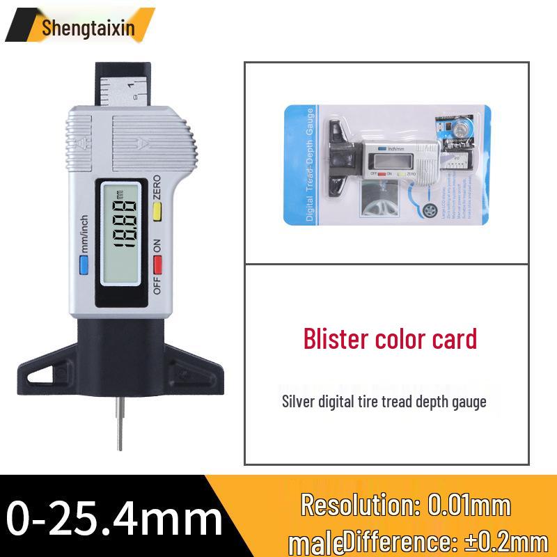 Shengtai Xin Digital Caliper 0-25mm Tread Depth Gauge