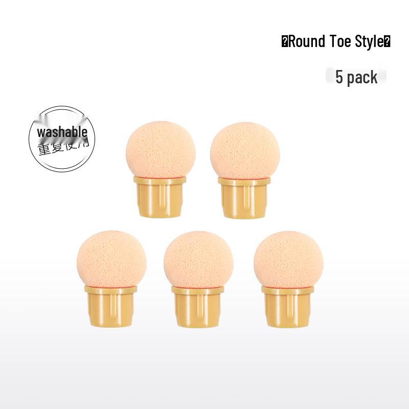 Nail Art Dual-Head Sponge Gradient & Dotting Blush Brush Tool