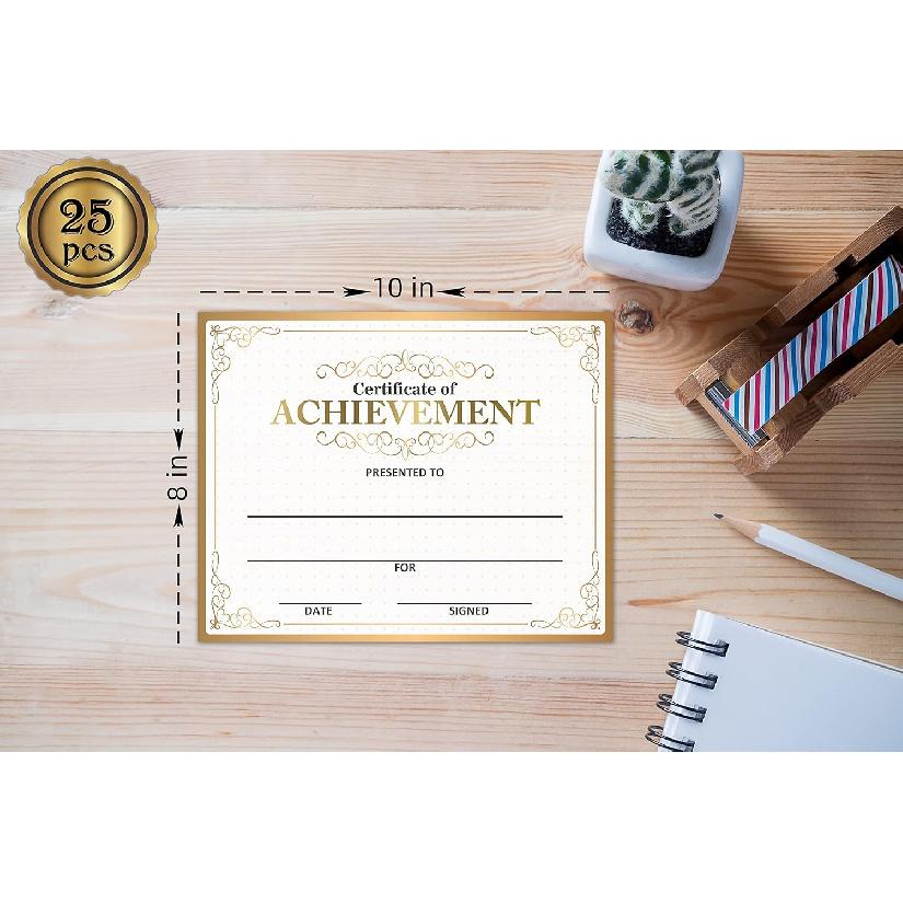 Award Certificates - Certificate of Achievement for Students, School Graduation Ceremony, Kindergarten Preschool certificates of Completion - 25