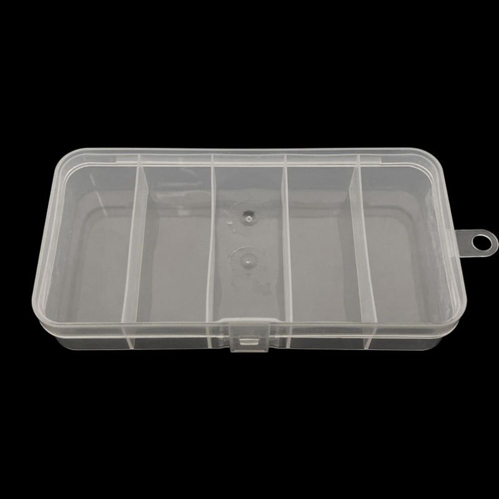 5 Grids Luya Fishing Gear Box Transparent Fishing Tool Case New Bait Box  Fishing