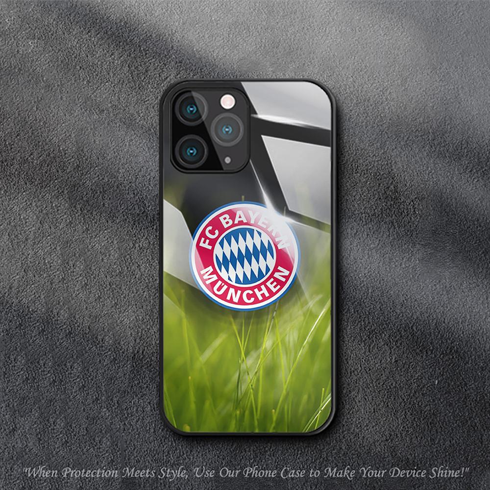 FC Bayern München Hülle für iPhone Samsung Galaxy Redmi Note S 17 16 15 14 13 20 24 25 54 Pro Max Ultra Fe Air Gehärtetes Glas Abdeckung