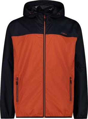 Jacket CMP Men Packable Waterproof Jacket (32X5807) Rain Jacket Man Jacket Rain Fix Hood (32x5807-C511) Rust