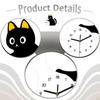 Acrylic Wall Clock Clock, Cartoon Silent Room Non Ticking for Nursery, Farmhouse, Bedroom Office