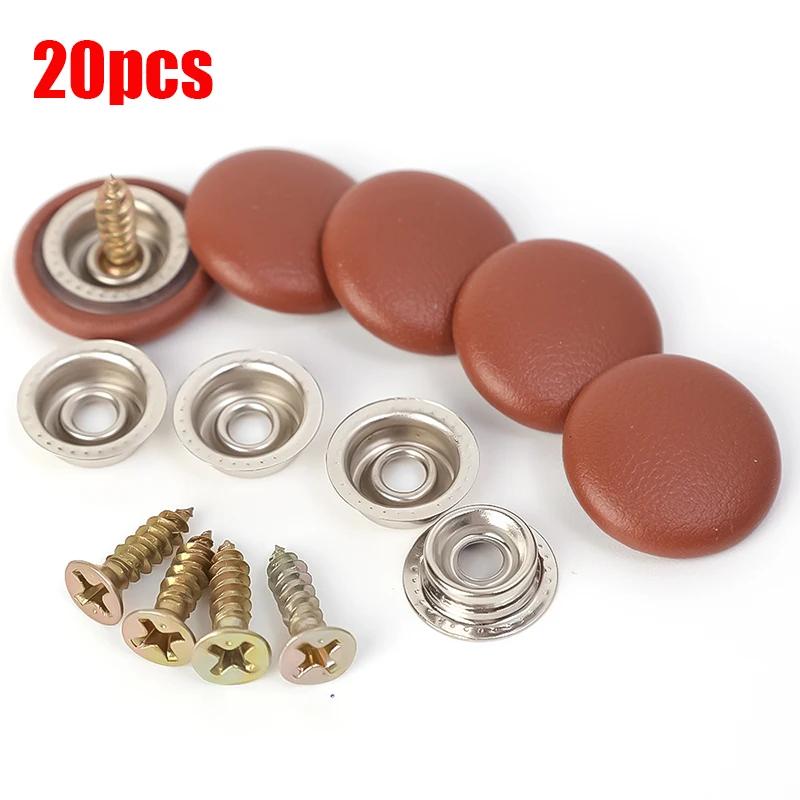 Car Roof Fixing Buckles Screw Set Interior Ceiling Headliner Cloth Repair Screw Cap Pu Rivets Retainer Buckle Accessories