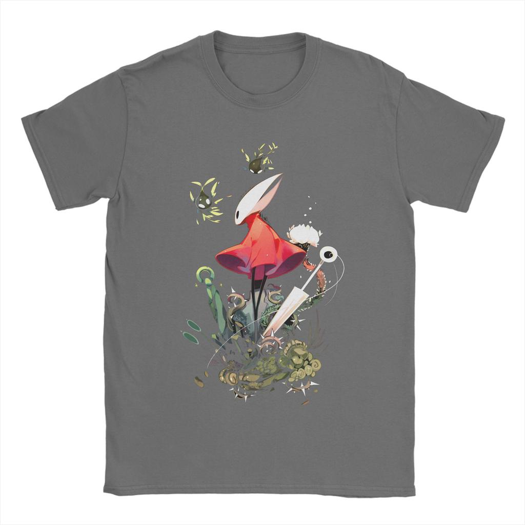 Hollow Knight Spiele T-Shirt Herren Damen 100% Baumwolle Hipster T-Shirt Rundhals T-Shirts Kurzarm Kleidung Neuankömmling