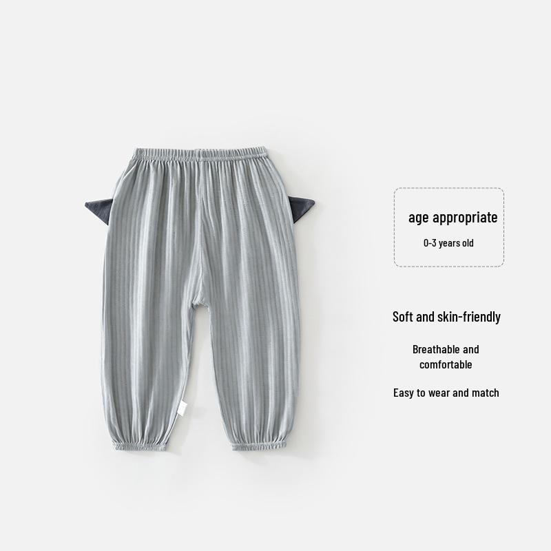 Baby Mosquito-Resistant Summer Pants - Lightweight and Cute for Boys and Girls