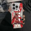 Electroplated Metal Button Flying Dunk Apple 16 Mobile Phone Case iPhone15promax Colored Silver 1413 Matte 12