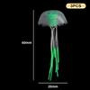 3Pcs Artificial Glowing Fluorescent Jellyfish Aquarium Decoration Fish Tank Underwater Plant Marine Aquatic Landscape Ornament