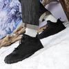 Warm Snow Boots Fashion High-top Winter Walking Shoes Men Women Plush Warm Cotton Shoes Non-slip Outdoor Hiking Sneakers