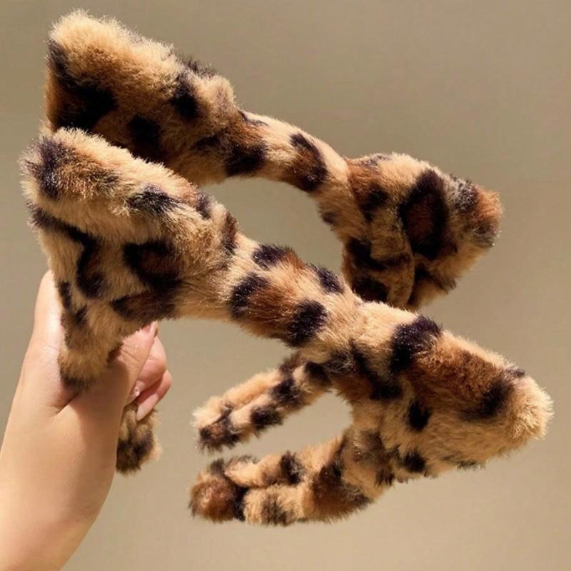 1Pc Face Wash Headband Female Cute Cartoon Headgear Face Wash Hair Band Non-slip Plush Headband