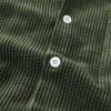 Men's 2023 Summer Solid Color Suit Collar Shirt & Shorts Set