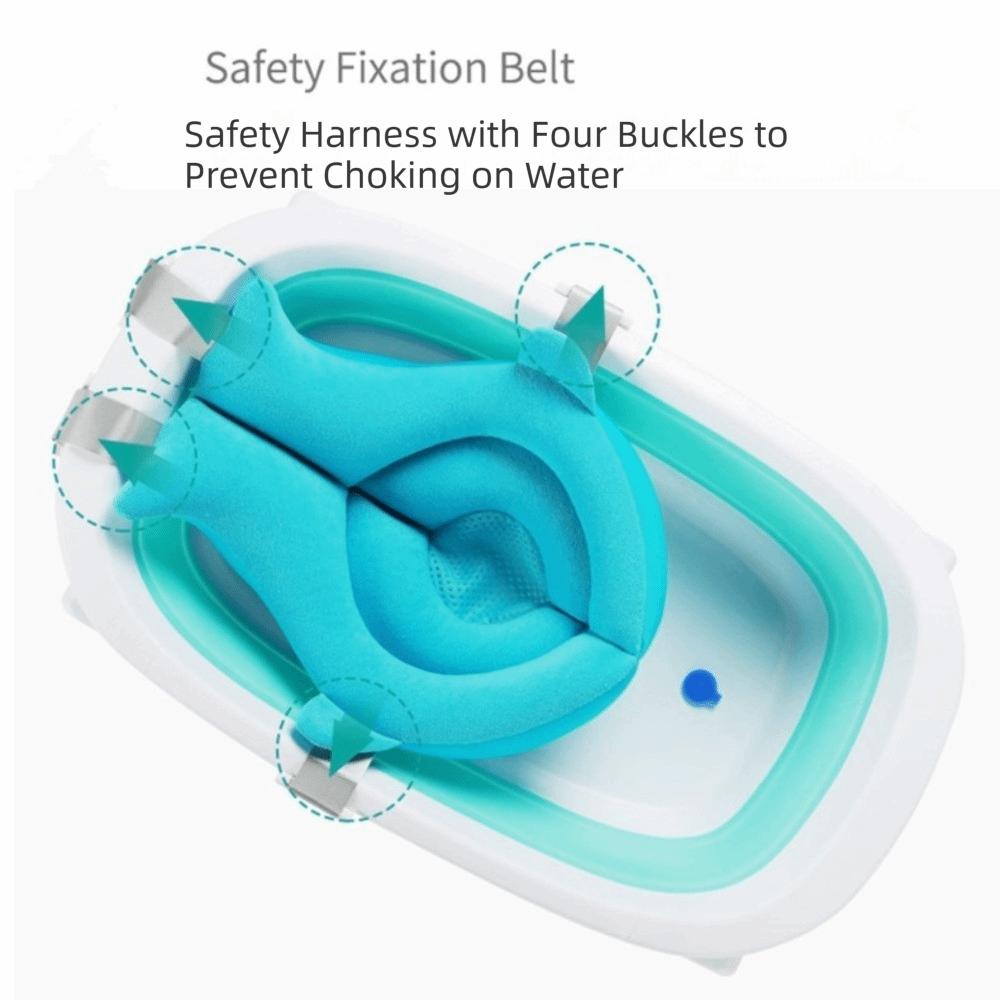 Almohadilla Cojín para Baño de Bebé Amigable con la Piel Asiento de Soporte Suave para Baño de Recién Nacidos Asiento de Baño para Bebé Uso en Tina de Bebé
