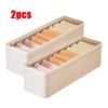 1/2/4pcs Drawer Wardrobe Storage Organizers Cabinet Drawer Clothes Storage Box for T-Shirts Jeans Underwear Pants Organizer Box