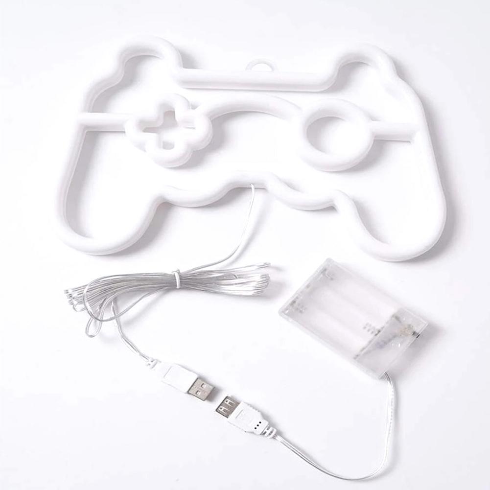 Gamepad Fire Moon Star LED Bright Neon Light Night Sign Modeling Lamp Room Wall Art Decoration Wholesale Xmas Birthday Wedding