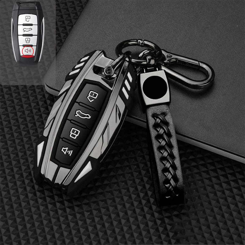 Alloy Key Case for Haval F7x H6 2023 Accessories Car Key Cover Keychain for Haval Jolion Joico Jollein F7 H6 Jolyon F7H Dargo