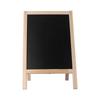 Kids Easel Double Sided Foldable Standing Large Painting Space Poplar Structure Wooden Easel 25x40cm with Accessories