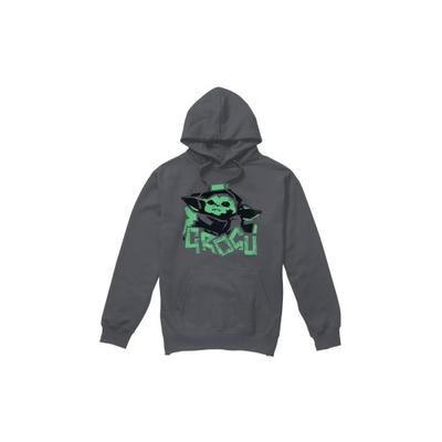 Mens Grogu Paint Strips Hoodie