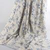 New Ink Print Floral Dress Fabric French Loose Halter Slimming Chinese Style Bubble Skirt Fabric Sewing for Clothes Dresses