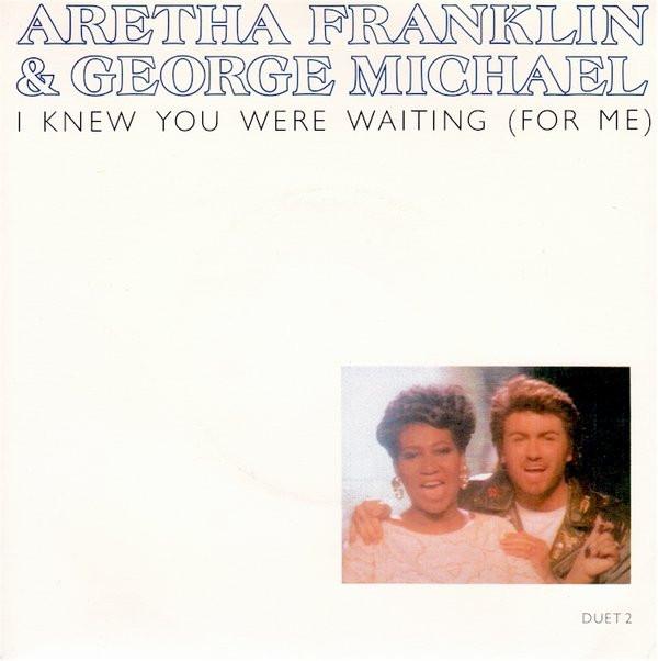 

7inch Record ARETHA FRANKLIN GEORGE MICHAEL I Knew You Were Waiting For Me DUET2 Epic 1987 UK Dance Electronica Used