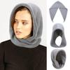 Women's Winter Scarf & Hat Combo: Imitation Cashmere Knit Pullover Hat Wrap