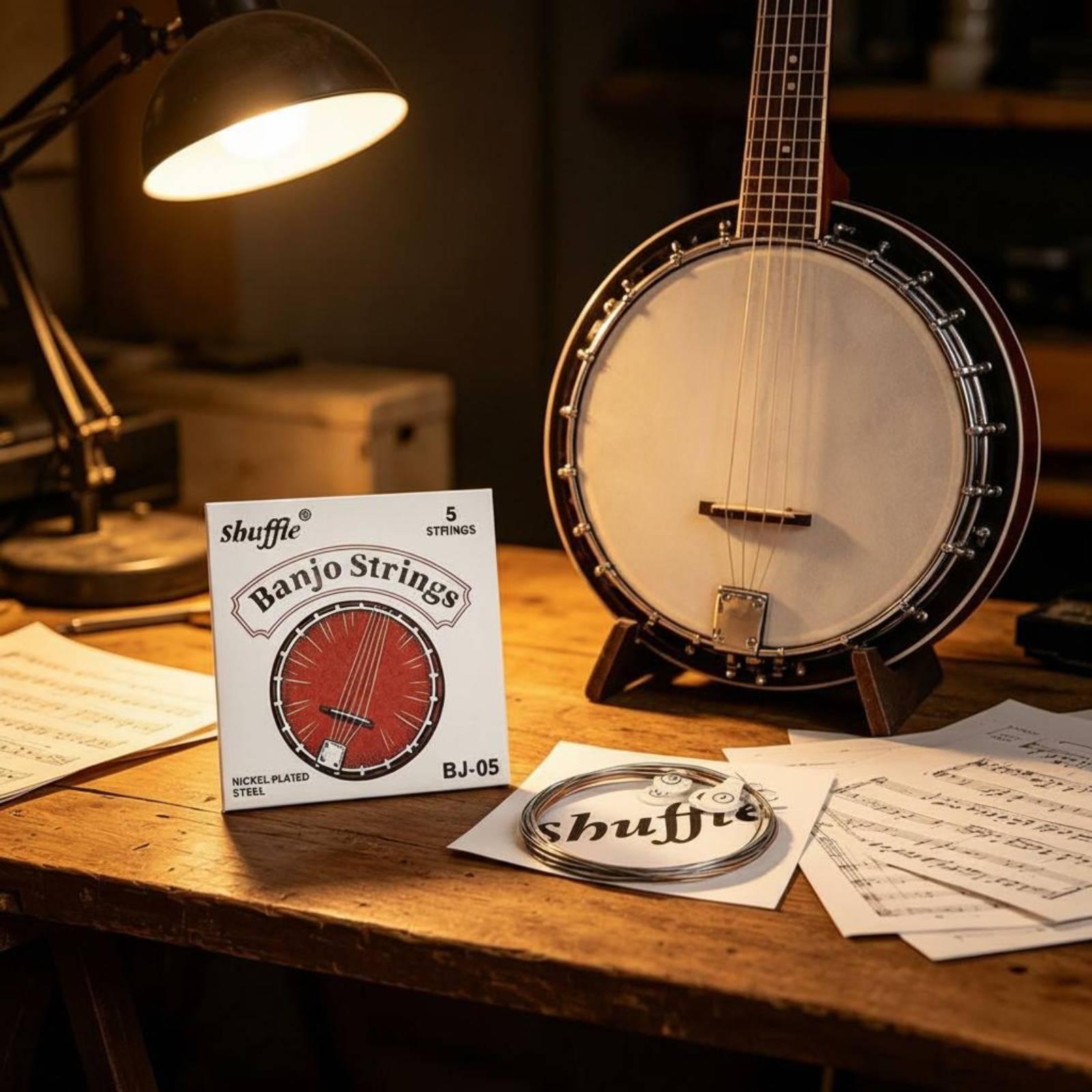 Bj-05 Banjo Snaren Maatvoeringen 5-Snarige Banjo Snaren Muziekuitrusting Retail Kaart