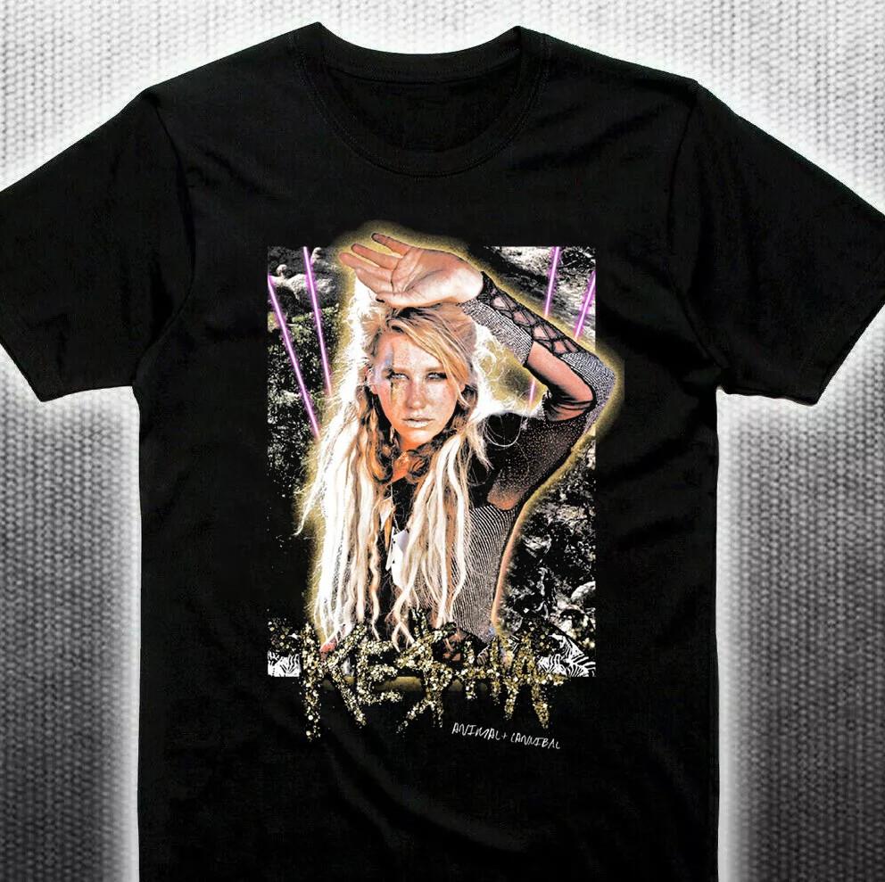 Kesha Black Cotton Shirt All size S-5XL Unisex TH585 S разноцветный