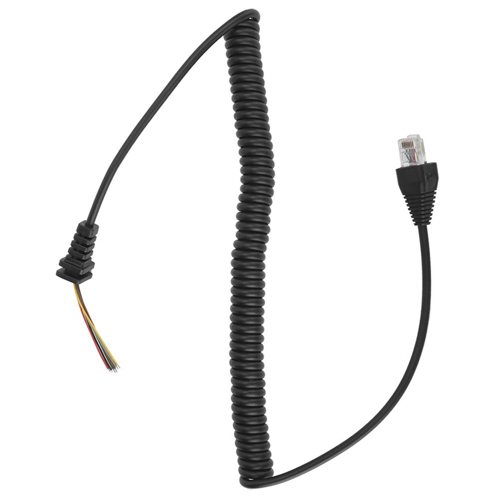 67A8J Telephone Spring Line for Yaesu FT‑450 FT‑817 FT‑817ND FT‑900 Microphone Wire