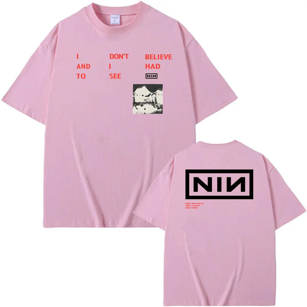 CBH LYRIC TEE Nine Inch Nails Band Gothic High Quality T-shirt Hip Hop Style Women/men 100cottoTshirt Round Neck Tees