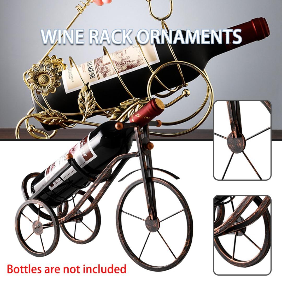 

PDTO креативный деревенский держатель для вина, отдельностоящая металлическая полка для бутылок, украшение для домашнего стола