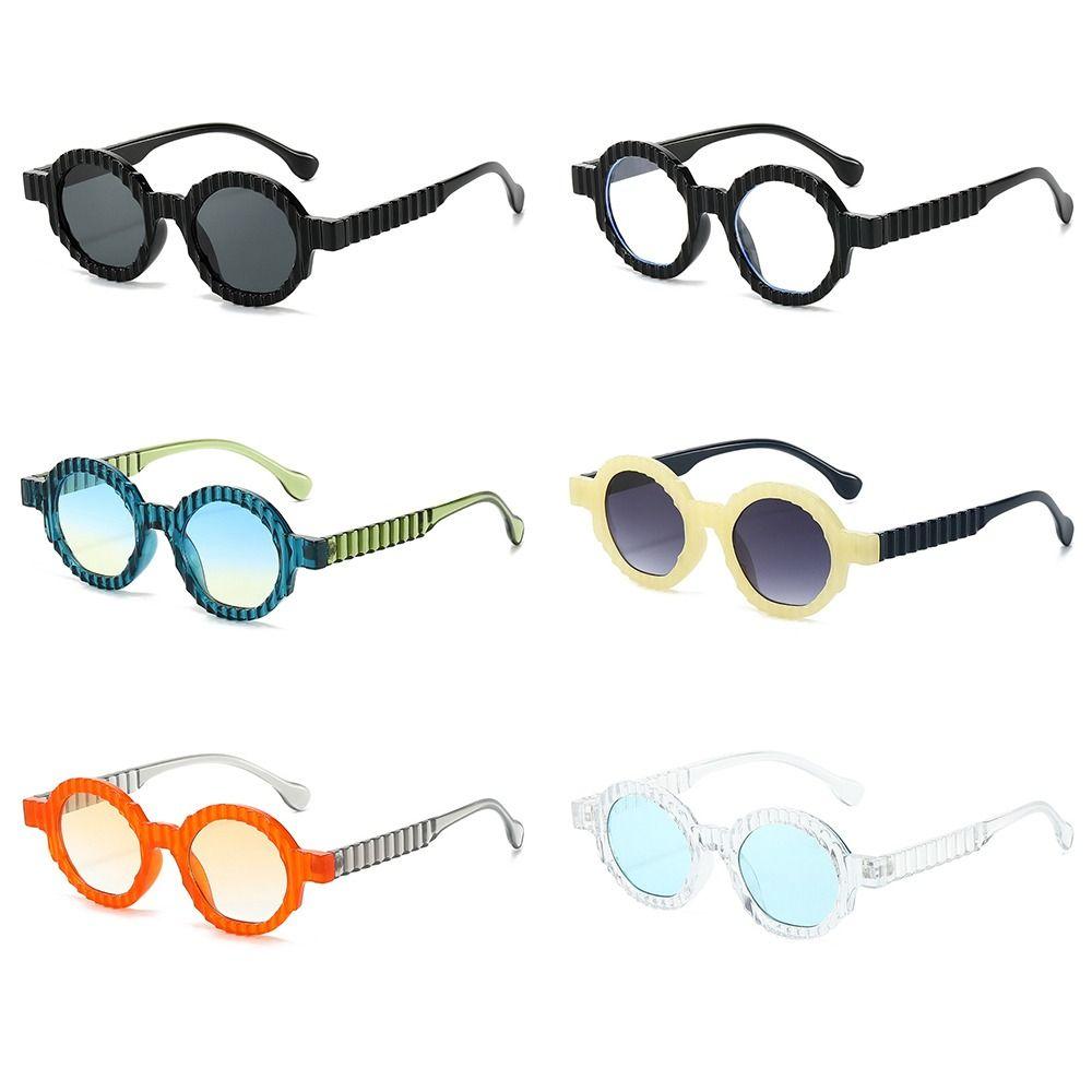 

Unique Punk Shades Trending Y2K Eyewear Vintage Round Sunglasses for Women & Men