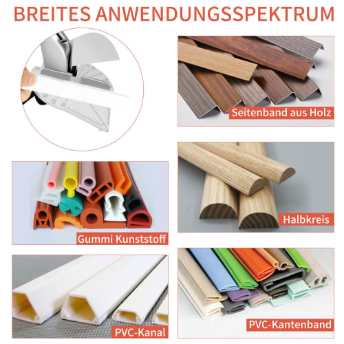 FLORA GUARD Mole Cutter, Angle Scissors, Multi-Angle Scissors, Adjustable 45-135, Cuts Wood, Plastic, PVC, Includes 2 Spare Blades (JDJ)