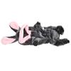 Dog Winter Clothes Soft Skin Friendly Cute Rabbit Ear Hooded Puppy Warm Outfit for Small Medium Pet