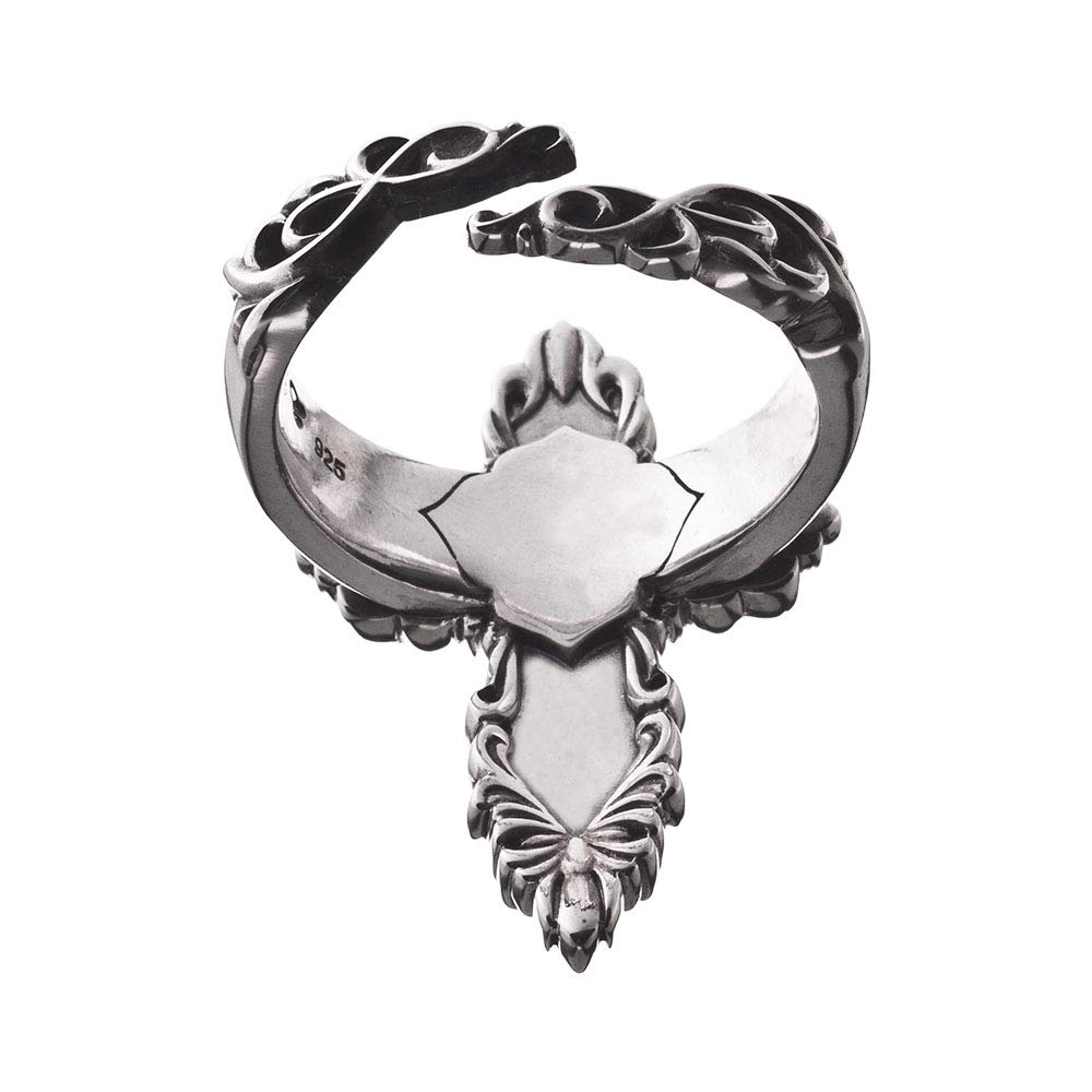 Artemis Classic Floral Divine Ring Silver Brand Silver 925 ACR0264, Men's Accessory, Jewelry, Ring,