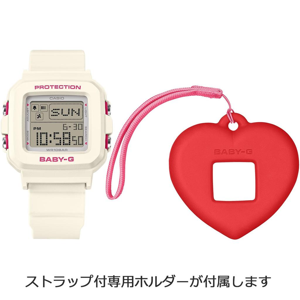 Casio White Watch BABY-G+PLUS BGD-10KH-7JR Women's
