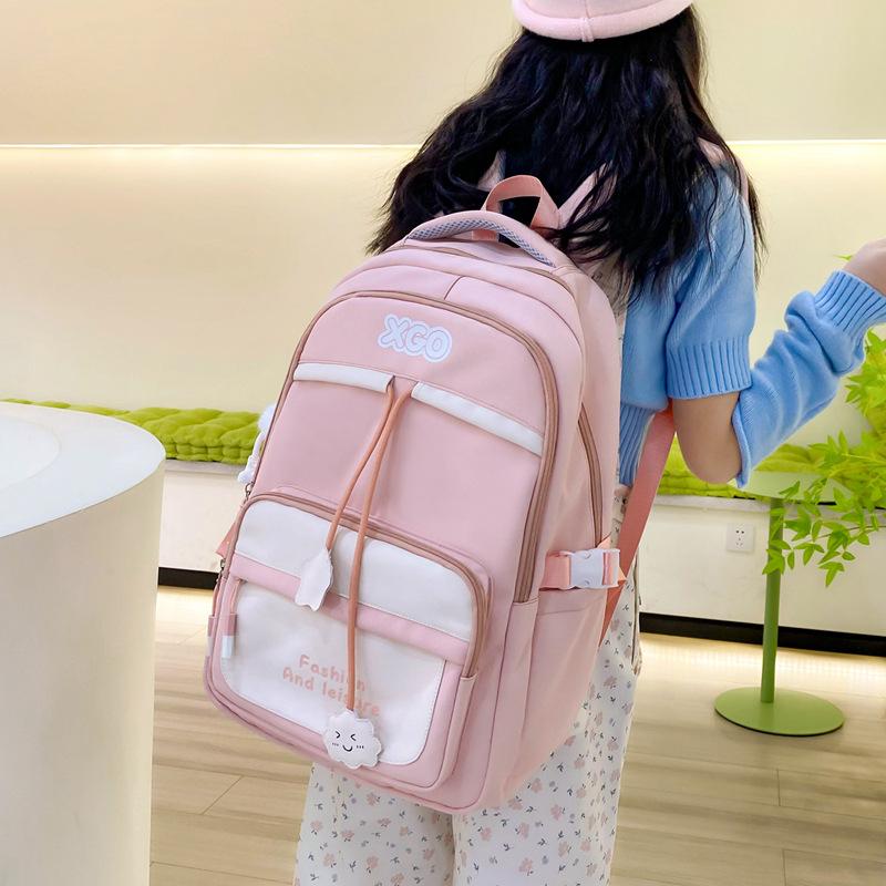 Student Schoolbag Lightweight Backpack Large Capacity Strong Backpack
