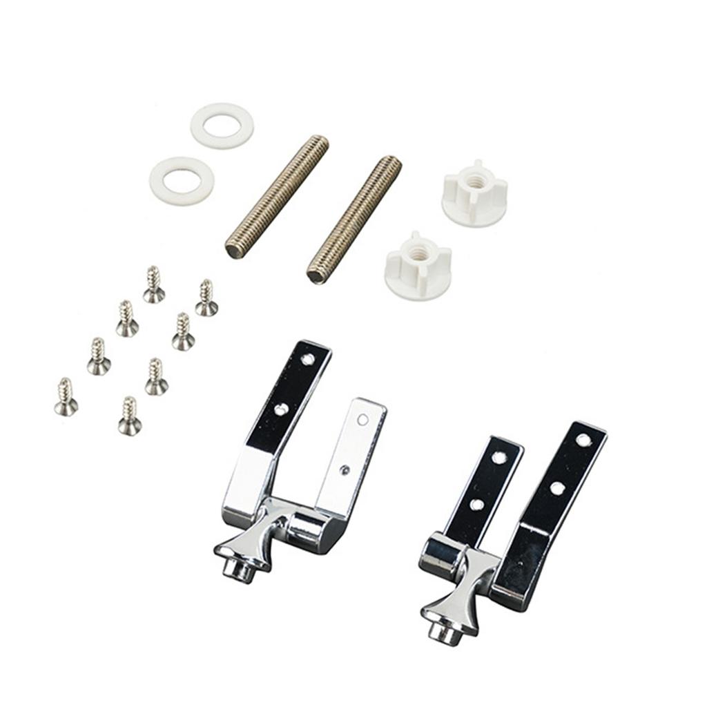 Universals Toilet Seat Hinges Toilet Cover Mounting Connector Toilet Lid Hinge Mounting Fittings Replacement Parts