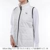Puma Golf Hyper Stretch Mini Koushi Check FZ Stand Padded White XL Women's Vest, Vest, 624966, Glow,