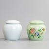 Small capacity ceramic storage sealed jar Pu erh black tea green tea portable tea storage bottle