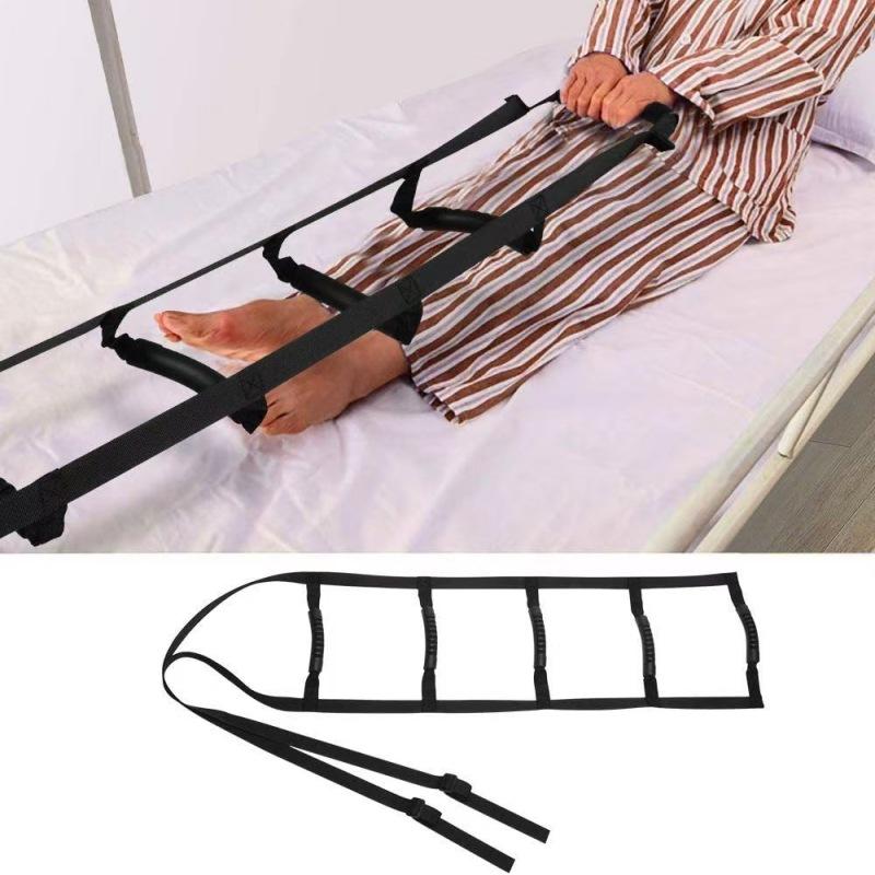 New Elderly Get Up Aid Disabled Get Up Ladder Assist Belt Adjustabe Bed Assist Strap With Handrails Pull Up Sit Up Wake Up Rope