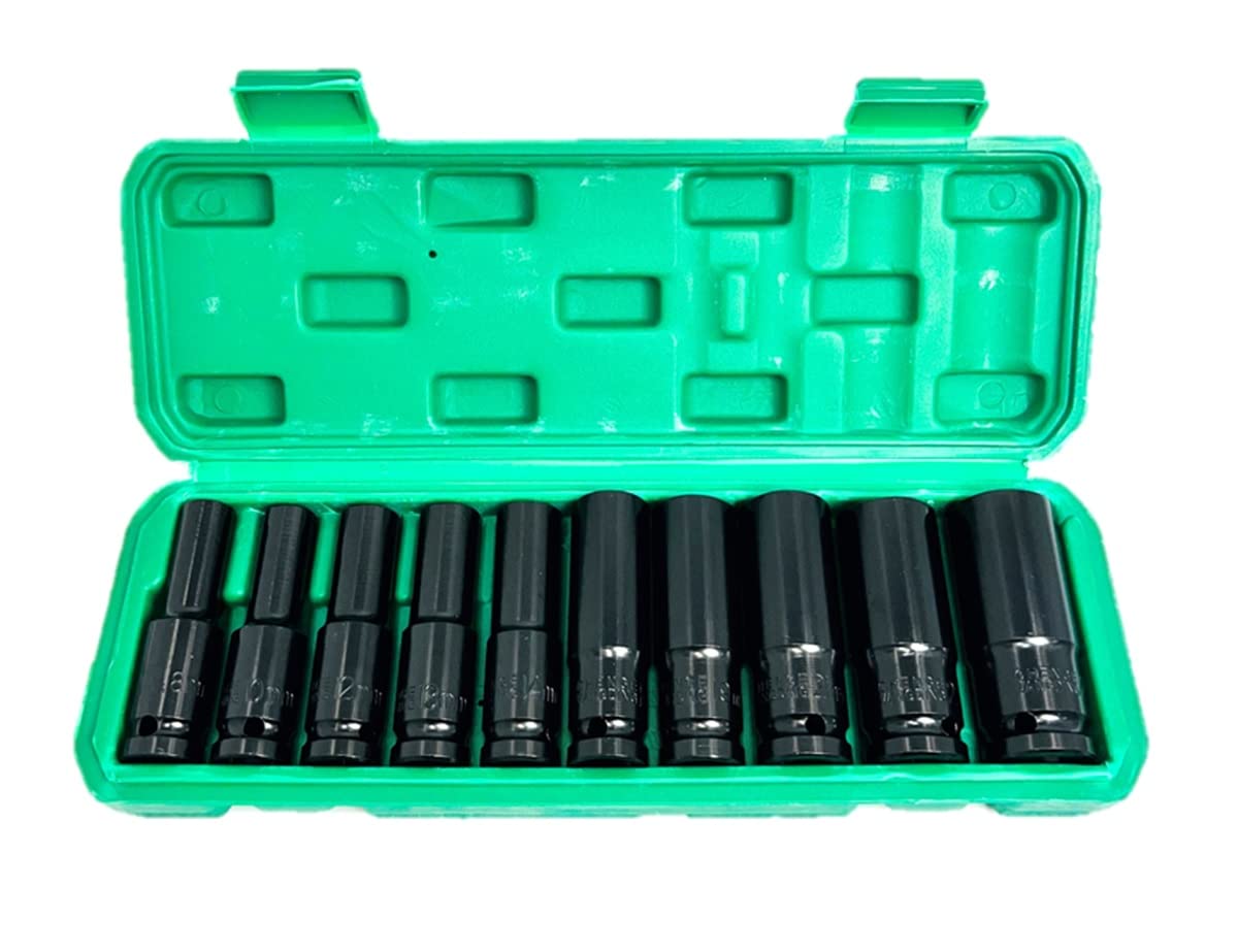 

Набор головок глубоких ударных трещоток, 13 штук, 20 штук, инструмент для DIY с 8 мм (по 10 штук, каждый, каждый, каждый) Корпус, 32мм, 30мм, 27мм, 24мм, 23мм, 22мм, 21мм,