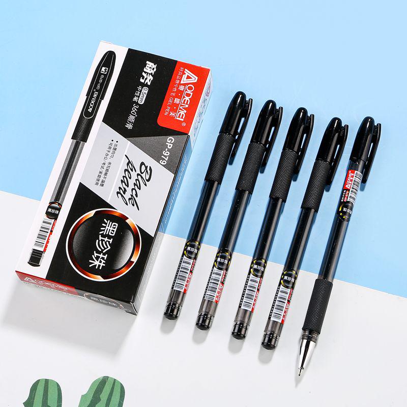 

Fengshang 009 Classic Neutral Pen - 0.5mm Bullet Tip for Exams & Office (Black, Blue, Red) Red [1 box of 12]