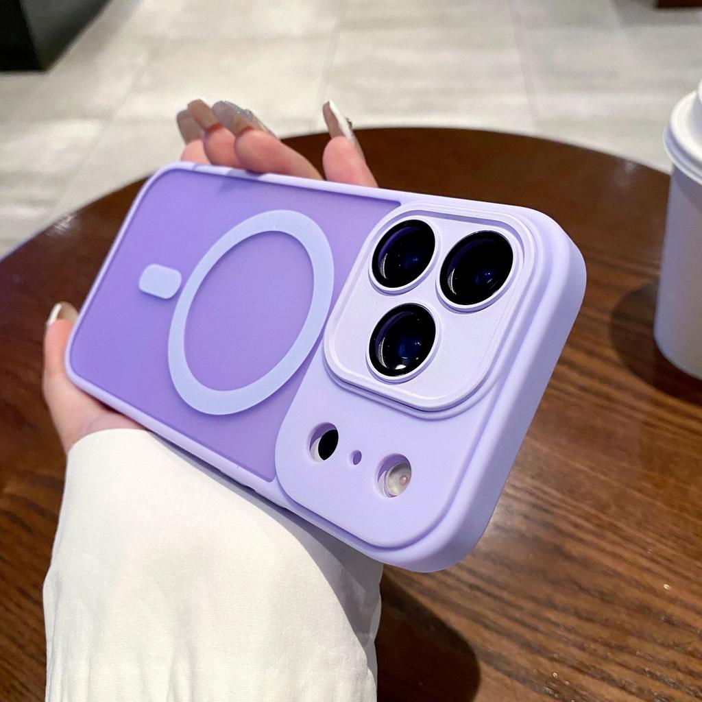 Yadun Essence Hole Magnetic Suction Suitable for IPhone17 ProMax Mobile Phone Case Apple 16 Comes with Lens Anti Fall Protection Case