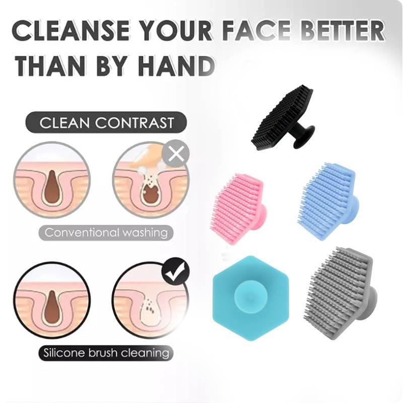 Sanfte Silikon-Gesichtsbürste zum Peelen und Reinigen Perfekt für alle Hauttypen