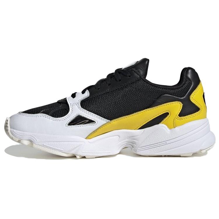 (WMNS) adidas Falcon Black Yellow White Women s EG6708 EU 44
