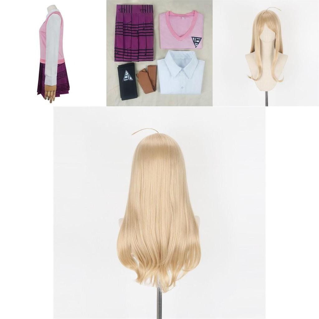 Danganronpa V3 Akamatsu Kaede Cosplay Kostüm Komplettset Exquisites Uniformdesign