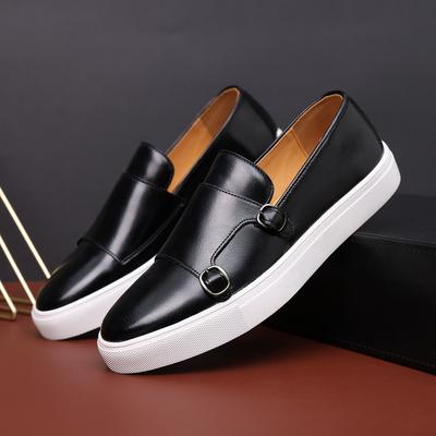 Mode Mode Heren Casual Leren Schoenen Heren Klassieke Britse Stijl Monk Loafers Heren Instappers Outdoor Flats Rijschoen